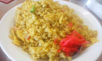 「紅鶴楼」カレー炒飯648円