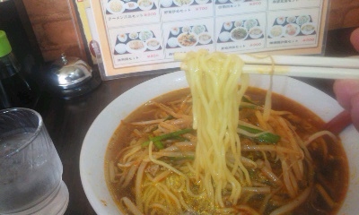 「川香菜房③」台湾ラーメン大盛380円
