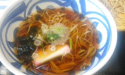 なっちょ12①「蕎麦酒席えん」二種の蕎麦食べ比べ