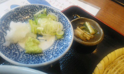 なっちょ12①「蕎麦酒席えん」二種の蕎麦食べ比べ