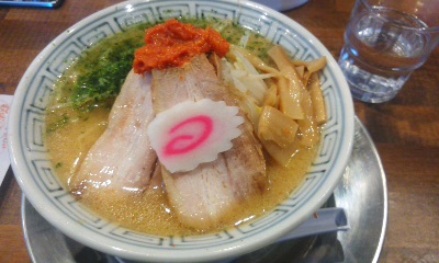 「ちゃーしゅう屋武蔵上田原店」からし味噌ラーメン