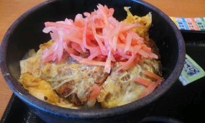 「ゆで太郎」○得ランチ500円;ミニかつ丼