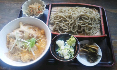 なっちょ13①「そば忠」ミニ親子丼セット
