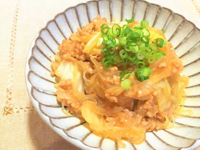 白菜たっぷりの麻婆春雨 白菜たっぷりの麻婆春雨
