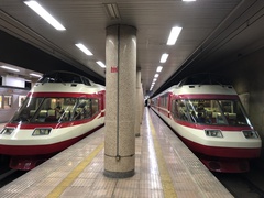 ゆけむり？ロマンスカー？（長野電鉄長野駅）