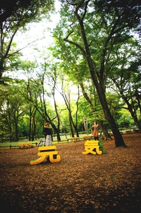井之頭公園は元気がいっぱい。