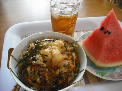 かき揚げ丼定食98円!