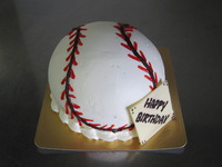 野球ボールのケーキ君