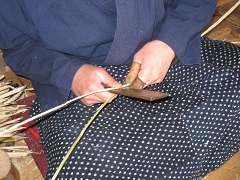 伝統の戸隠竹細工を学ぶ！