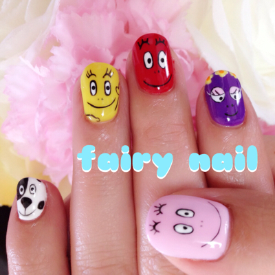 長野県中野市ネイルサロン Fairy Nail フェアリーネイル バーバパパ