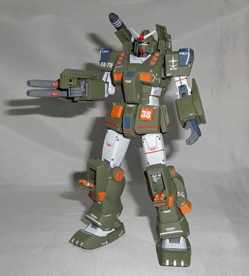 HG版フルアーマーガンダム 完全武装でおしまい HG版フルアーマーガンダム 完全武装でおしまい