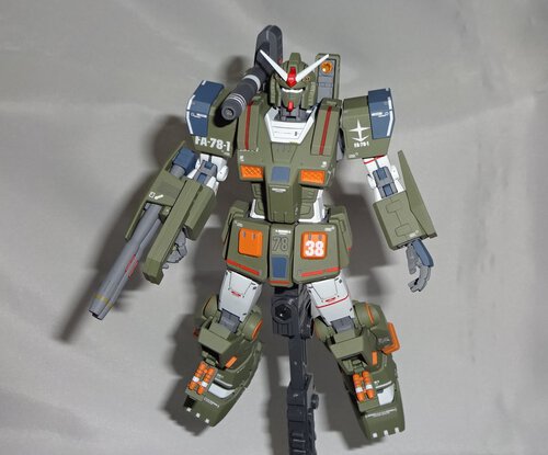 HG版フルアーマーガンダム 完全武装でおしまい HG版フルアーマーガンダム 完全武装でおしまい