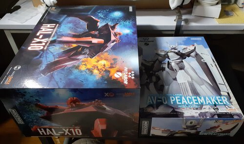 MODEROID版HAL-X10 自衛隊レイバーと戦闘をした機体 MODEROID版HAL-X10 自衛隊レイバーと戦闘をした機体