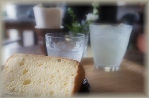 梅酒入りシフォンケーキ♪