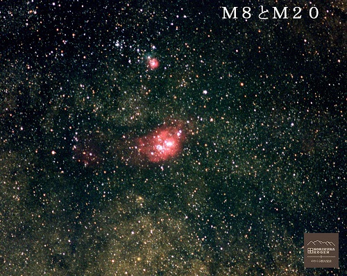 20170717　星見プラン　「ペンションほうき星」　干潟星雲と三烈星雲　しょうこ