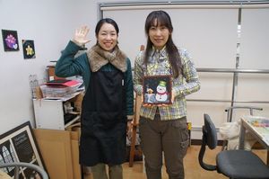 初体験!チョークアート♪