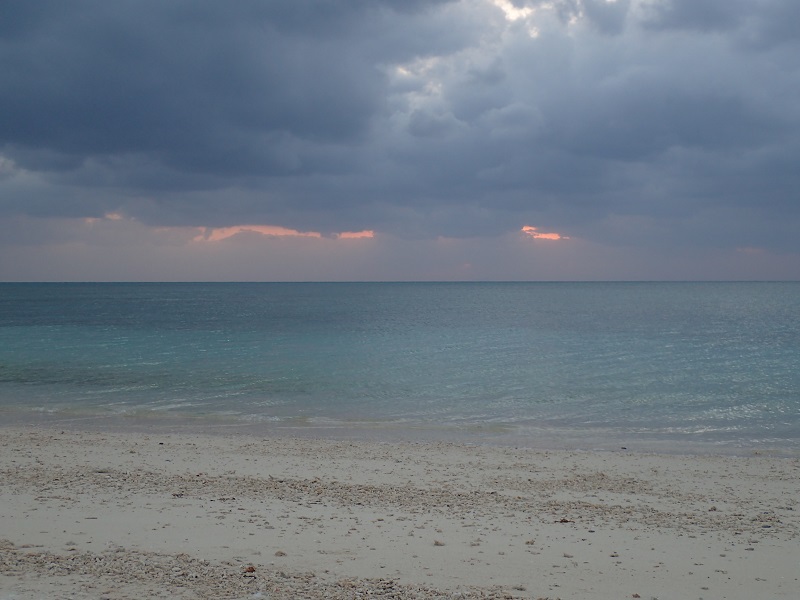 イーフビーチの浜辺