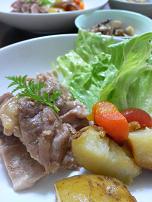 フライパン一つ!鶏とポテトのにんにく焼き