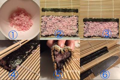 桜の飾り巻き寿司の作り方 簡単レシピウォッチ