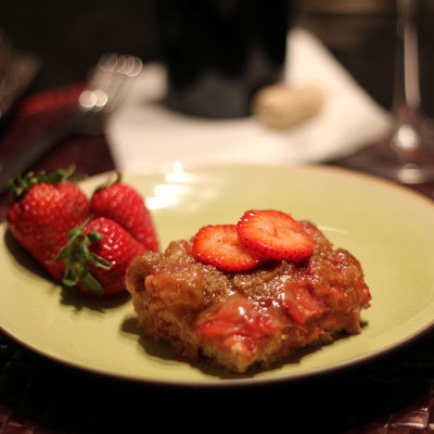 Strawberry Rhubarb Crumb Cake      Share