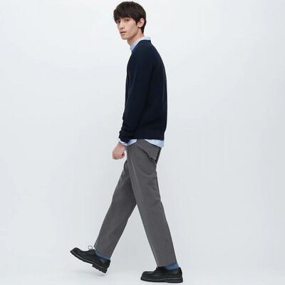 ユニクロ スマートアンクルパンツ(ウールライク・丈長め76cm) ユニクロ スマートアンクルパンツ(ウールライク・丈長め76cm)