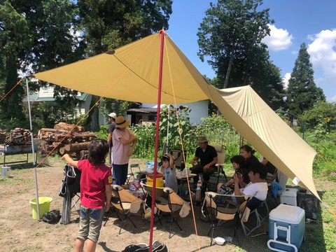 イベント終了 焚火場整備とBBQ 2021.07.25 イベント終了 焚火場整備とBBQ 2021.07.25