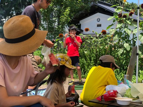 イベント終了 焚火場整備とBBQ 2021.07.25 イベント終了 焚火場整備とBBQ 2021.07.25