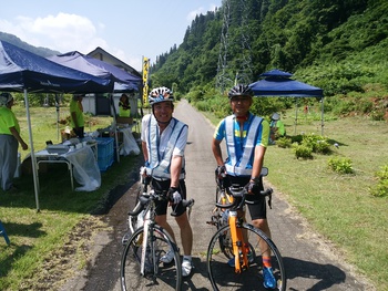 グルっとまるごと栄村サイクリングに参加しました。（H27.8.02)