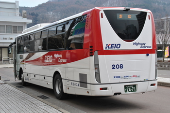 今日の諏訪・岡谷線　中央高速バス３月１６日