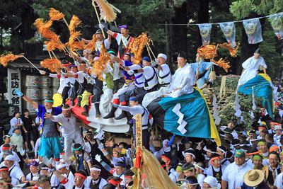 諏訪大社　「お舟祭り」下社春宮から秋宮へ　2015年