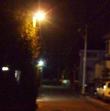 田舎の街灯