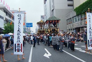 歌舞伎役者たちの登城行列