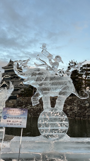 松本城氷彫フェスティバル2025⭐︎ 松本城氷彫フェスティバル2025⭐︎