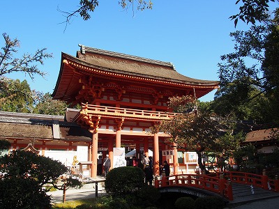 2014年秋の京都　上賀茂神社。