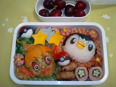 うっかりこっこのｏｂｅｎｔｏ倶楽部 ポケモン ポッチャマ ヒコザル弁当