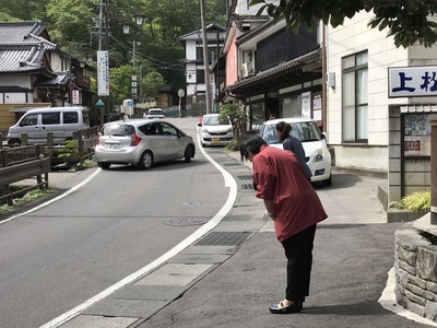 古畑さんがフロントに来てくれました! 古畑さんがフロントに来てくれました!