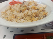 オヤジ会秘密基地宿営in湯田中⑤「松美食堂」チャーハン オヤジ会秘密基地宿営in湯田中⑤「松美食堂」チャーハン