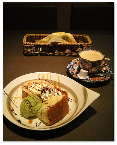 ワンコインケーキセット　Cafe de 華