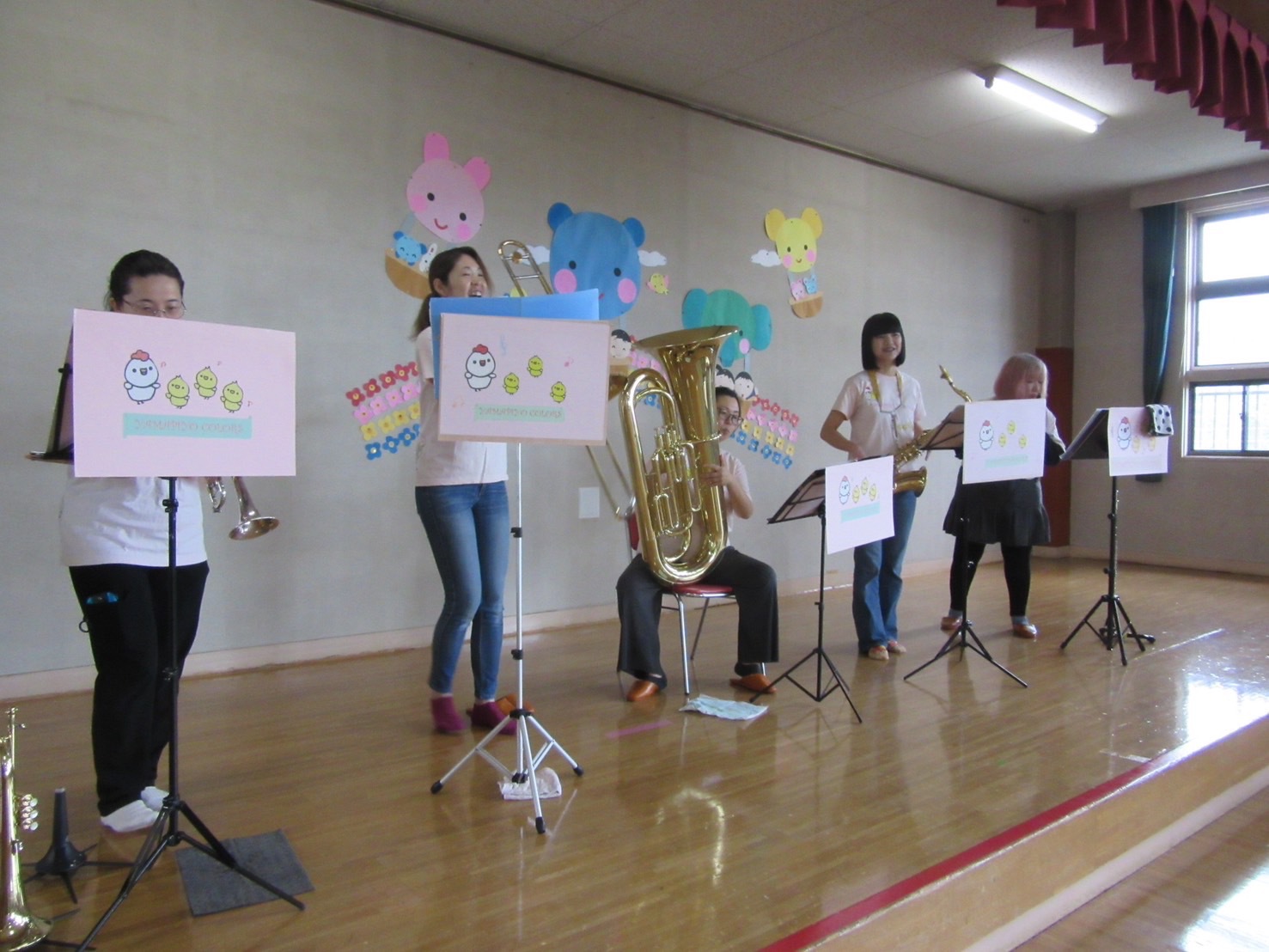 7月3日 支援センターゆめっこで演奏 7月3日 支援センターゆめっこで演奏