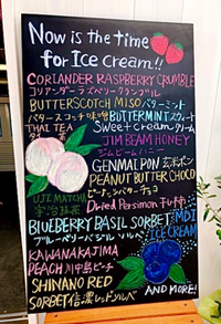 MT DESERT ISLAND ICE CREAM  @松本市　「バタースコッチ味噌と干し柿」