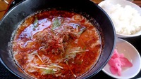 【笑楽亭】 長野市三輪 「シビレ担々麺 880円」