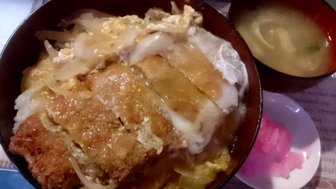 【げんき食堂】 須坂市立町 「かつ丼 740円」