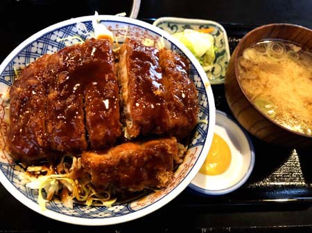 エーディーファクトリーの今日 石川亭 長野市篠ノ井 ソースかつ丼 1100円