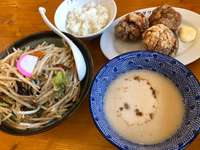 フタツメ「濃厚野菜スープ+ライス（普）」@長野市青木島町