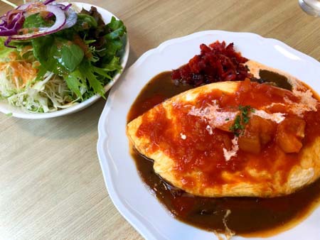 グリンピース「オムカレー」@長野市桐原