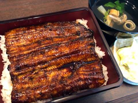 うなぎ料理 た幸「うな重 肝吸付」@須坂市墨坂