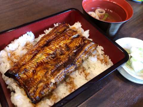 「うな重ハーフサイズ」うなぎ料理 た幸@須坂市墨坂