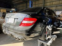 C63 ショック交換後のアライメント@長野市