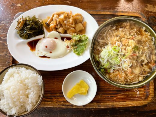 山喜屋「そば定食」@長野市七瀬中町