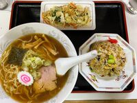 栄飯店「ラーメンセット」@長野市北堀